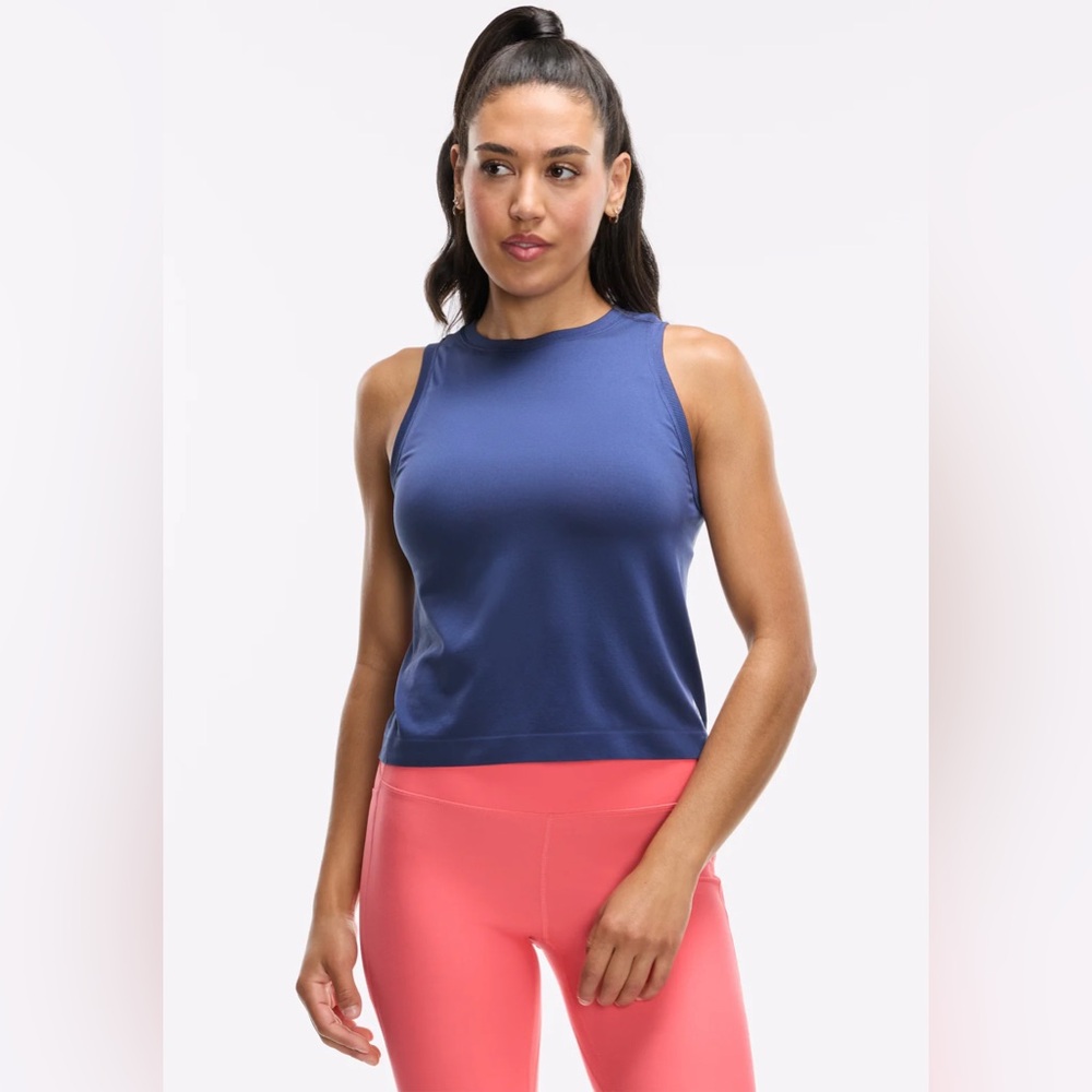 Peloton Seamless Muscle Tank - Indigo Blue - XS/S